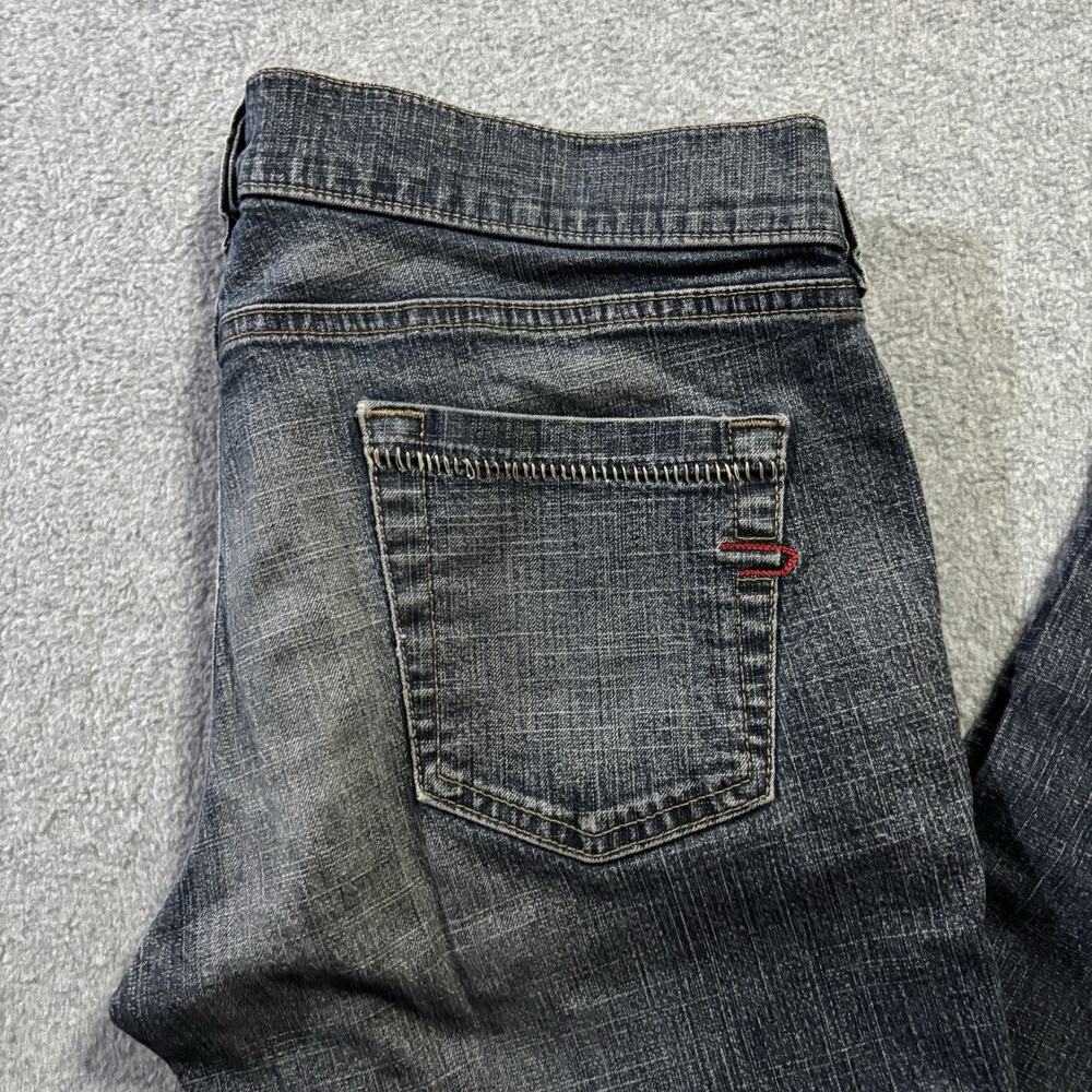 Vtg Y2K Diesel Rame Bootcut Jeans 30.5x33 Faded Gray Distressed Low Rise Tag 31 View 2